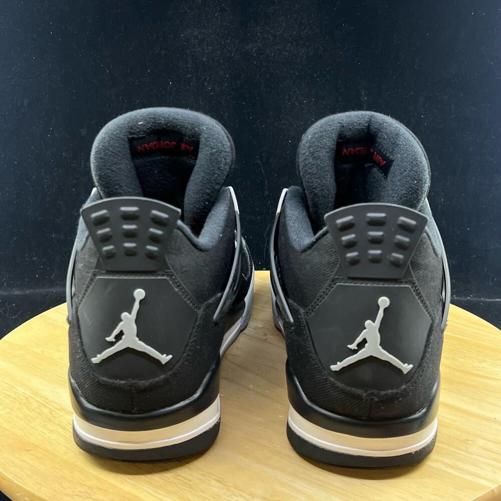 Jordan 4 Retro SE Mid Black Canvas DH7138-006 Size 12 - Picture 6 of 10